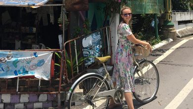 Rachel - cycling in Bangkok