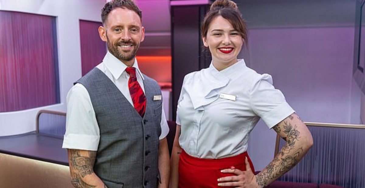 Virgin Atlantic Cabin Crew tattoos